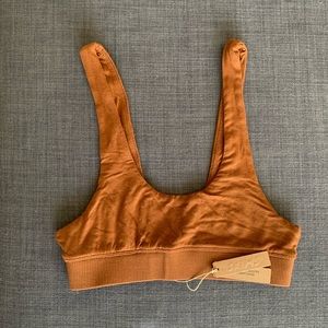 SKIMS Copper Rib Bralette